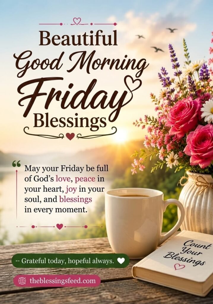 Beautiful Good Morning Friday Blessings