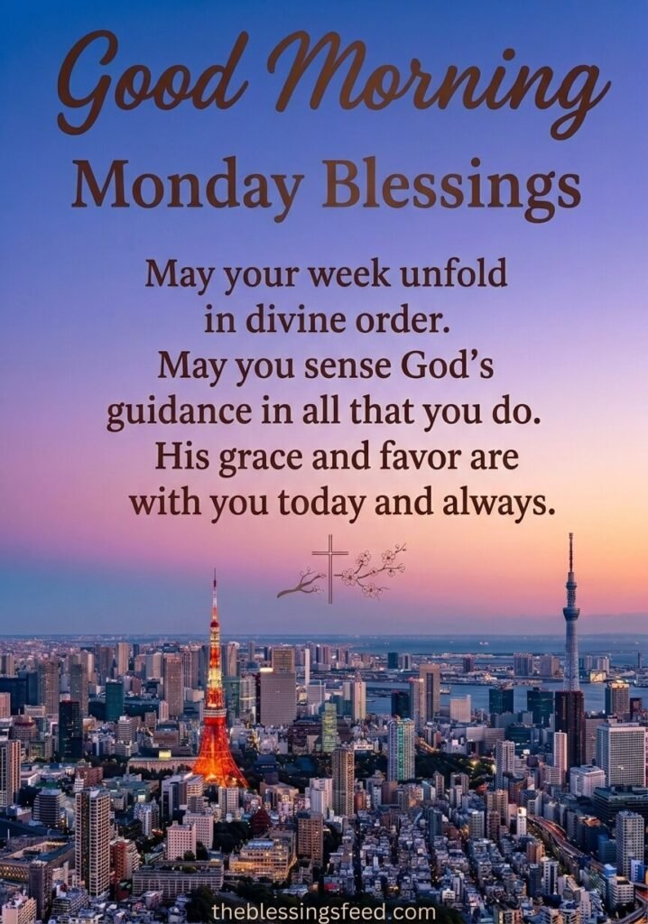 Beautiful Good Morning Monday Blessings