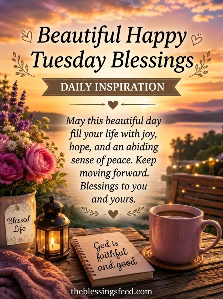 Beautiful Happy Tuesday Blessings