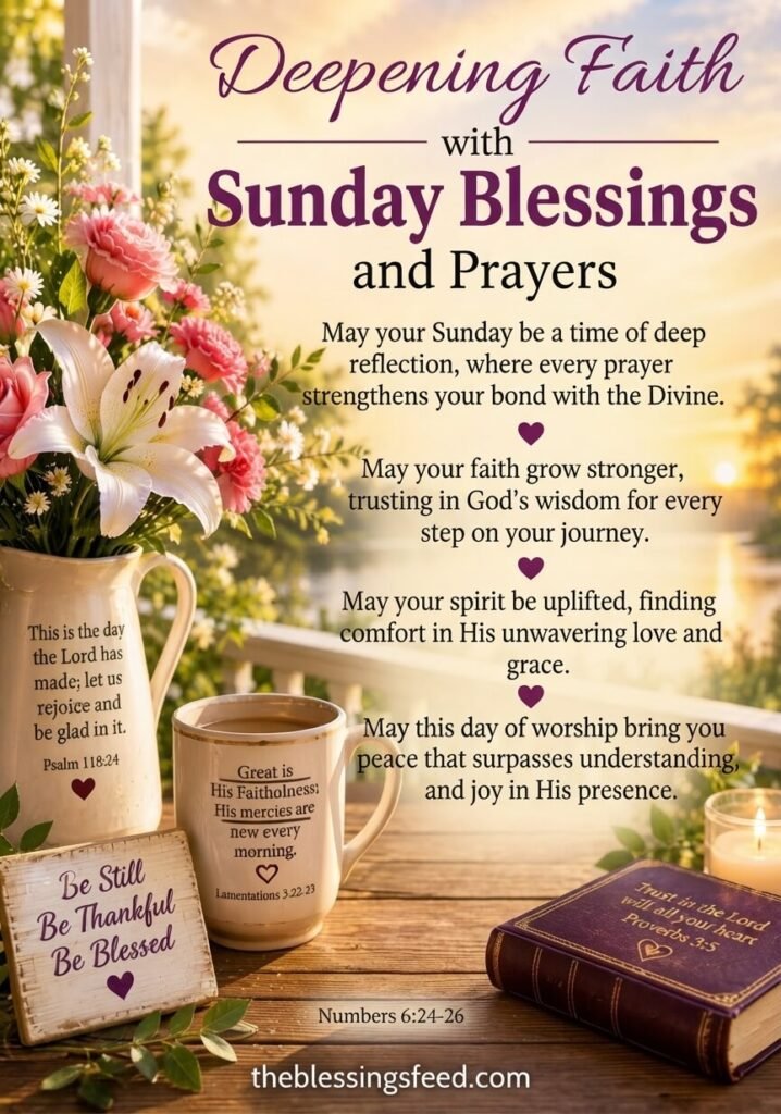 Deepening Faith with Sunday Blessings and Prayers
