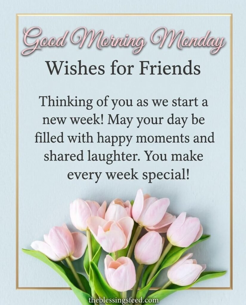Good Morning Monday Wishes for Friends