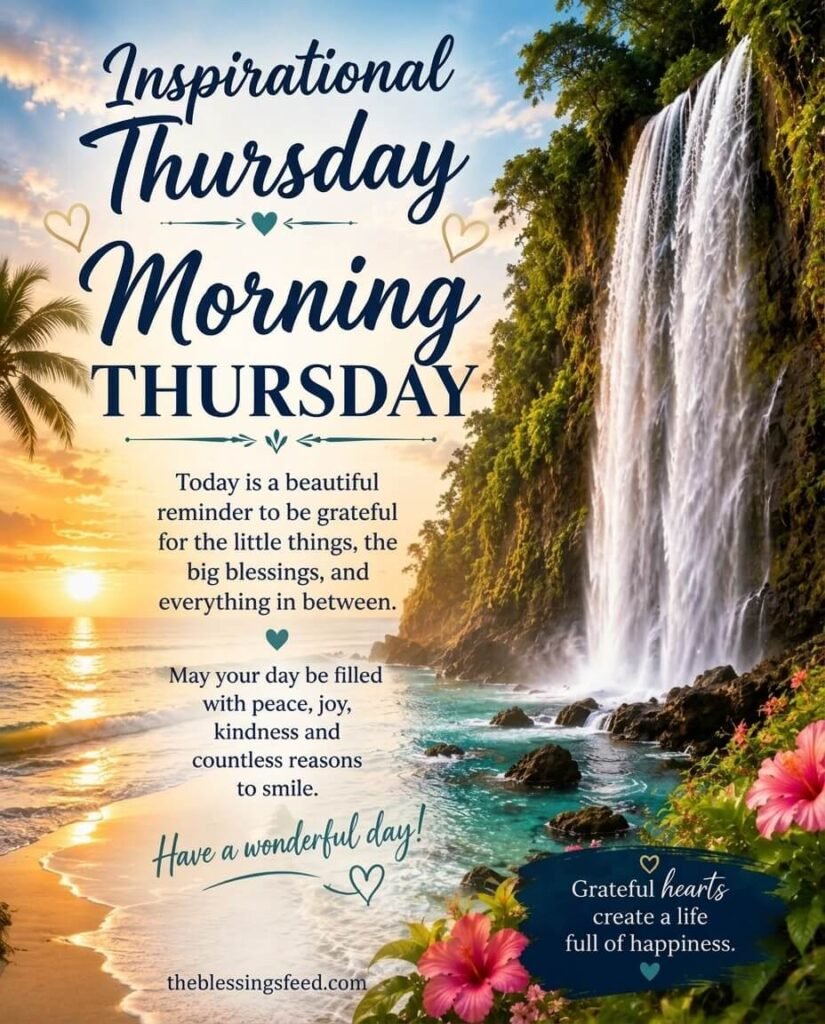 Inspirational Thursday Morning Blessings