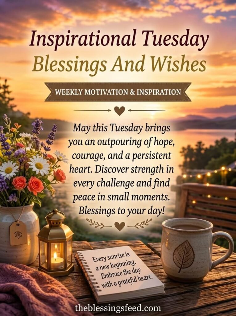 Inspirational Tuesday Blessings And Wishes
