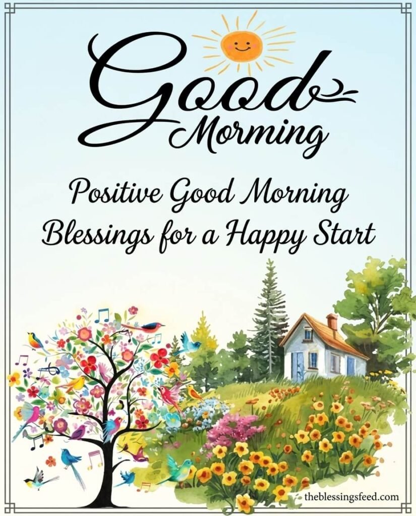Positive Good Morning Blessings for a Happy Start