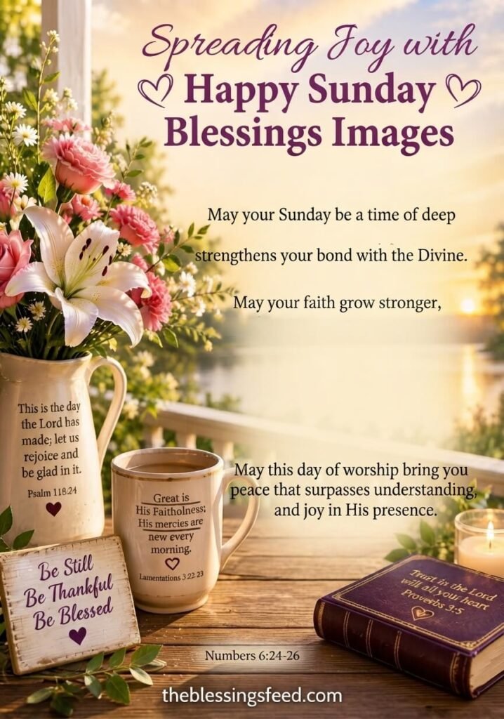 Spreading Joy with Happy Sunday Blessings Images