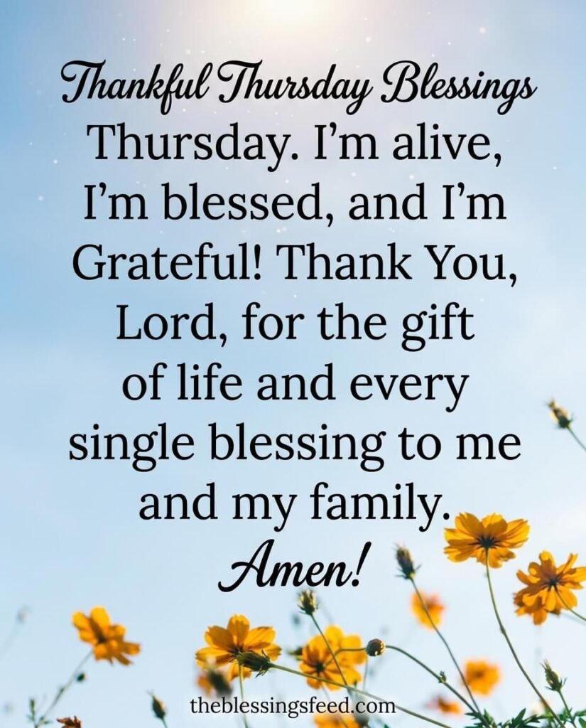 thankful thursday blessings quotes