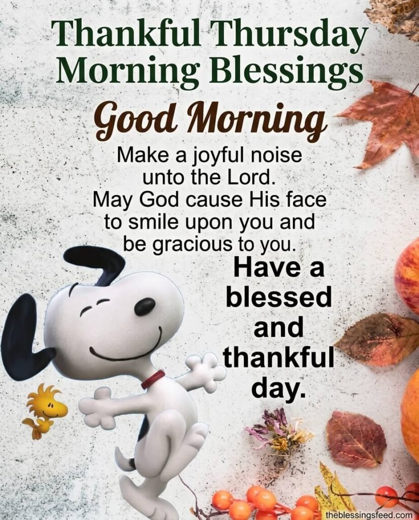 Thankful Thursday Morning Blessings
