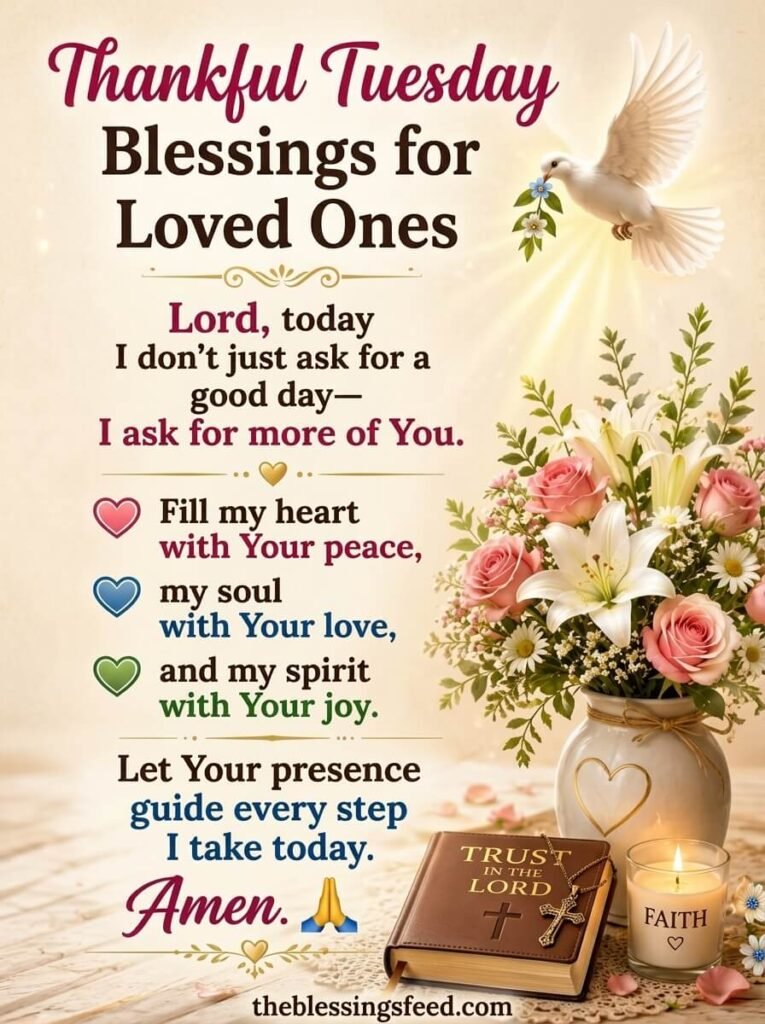 Thankful Tuesday Blessings for Loved Ones