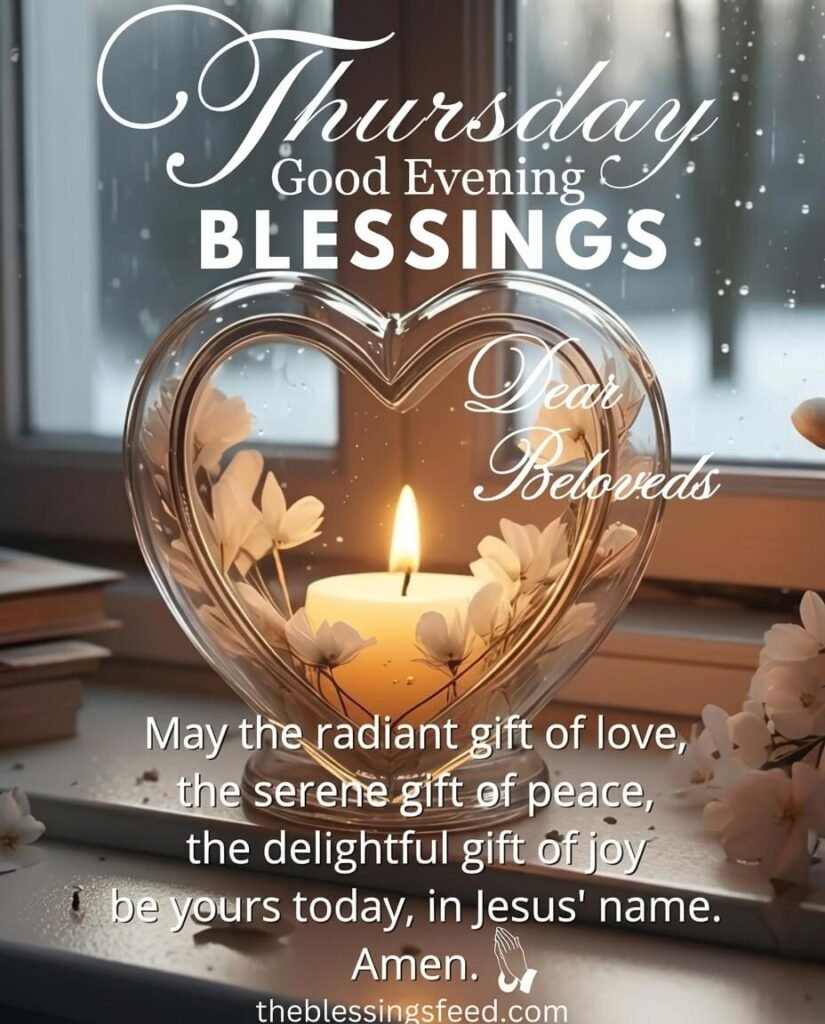 Weekday-Specific Good Evening Blessings