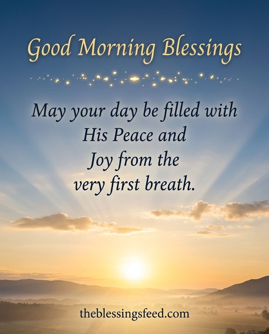 Good Morning Blessings