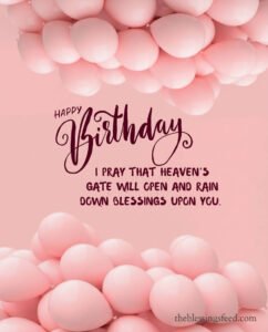 Happy Birthday Blessings