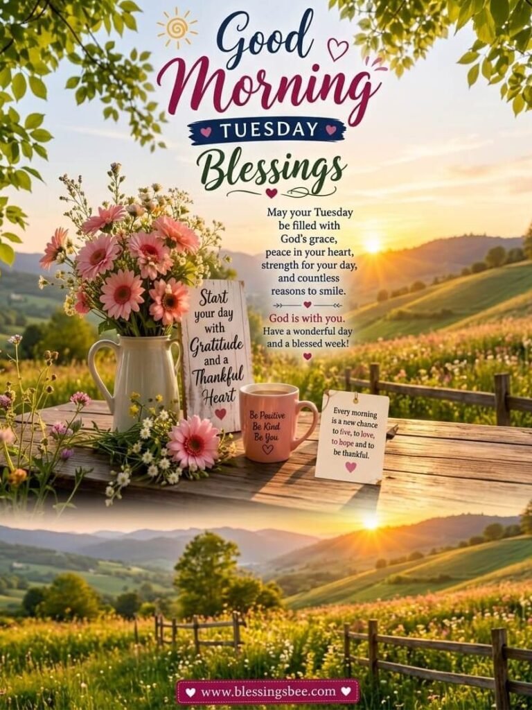Lovely Good Morning Tuesday Blessings