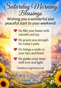 Saturday Blessings